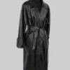 Selena Gomez Black Leather Coat from Only Murders in the Building 02