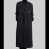 Selena Gomez Black Trench Coat 01