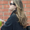 Selena Gomez Celebrity Long Black Coat 04