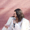 Selena Gomez Inspired White Long Wool Coat 06