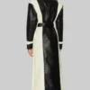 Selena Gomez Oversized Black Wool Coat 02