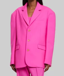 Selena Gomez Pink Blazer Jacket 02