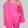 Selena Gomez Pink Blazer Jacket 05