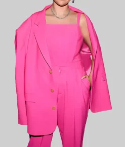 Selena Gomez Pink Blazer Jacket 05