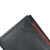 Slim Fit Bifold Leather Card Holder Black 05