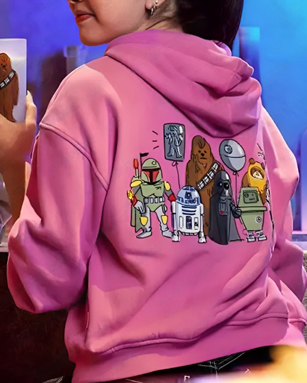 Star Wars Pink Hoodie 02