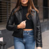 Stylish Leather Jacket for Women 01