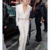 Sydney Sweeney White Suit from The Drew Barrymore Show 04