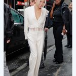 Sydney Sweeney White Suit from The Drew Barrymore Show 04