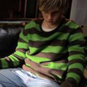 Tate Langdon Striped Sweater from American Horror Story 01