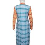 The Chi Season 6 Birgundi Baker Plaid Coat 03