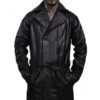The Crow Eric Draven Black Leather Coat Pants 01