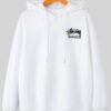 Unisex White Honolulu Streetwear Hoodie 02