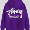 Unisex White Honolulu Streetwear Hoodie 04