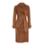 Women’s Classic Brown Suede Trench Coat 04