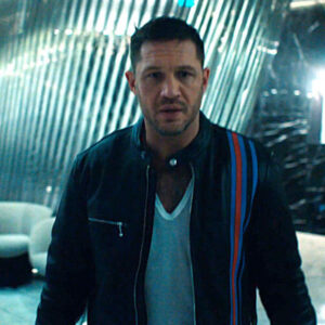 eddie brock venom 2 Black leather jacket 01