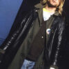 kurt cobain leather black jacket 02