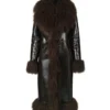 kylie jenner brown fur coat 02
