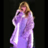 taylor swift purple fur coat 01