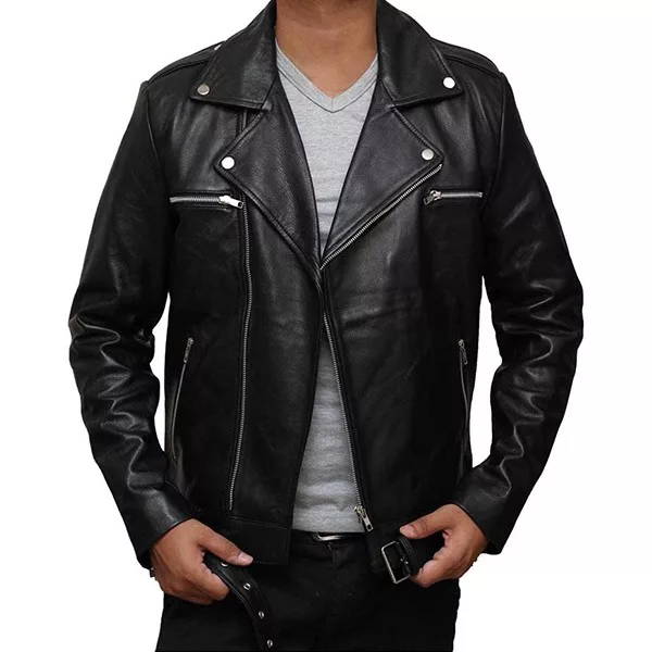walking dead negan leather jacket 02