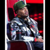 Chance The Rapper The Voice S25 Black Red Print Jacket 01