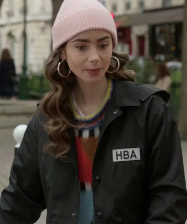 Emily In Paris Emily Cooper HBA Bomber Jacket 04