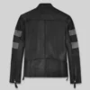 Keanu Reeves Black Biker Leather Jacket 03