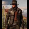RDR2 Gunslinger Outlaw Leather Jacket 01
