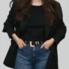 Selena Gomez Telluride Black Blazer 05