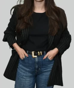 Selena Gomez Telluride Black Blazer 05
