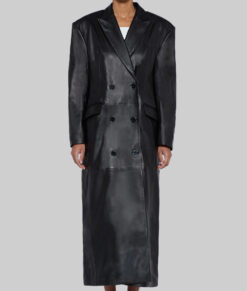 Selena Gomez Time 100 Black Coat 02