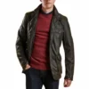 Skyfall James Bond Brown Leather Jacket 02