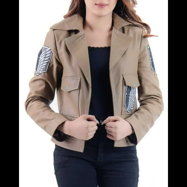 Survey Corps Wings of Freedom Leather Jacket 01