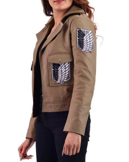 Survey Corps Wings of Freedom Leather Jacket 02