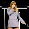 Taylor Swift Silver Sequin Blazer Jacket 01