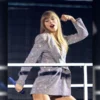 Taylor Swift Silver Sequin Blazer Jacket 04