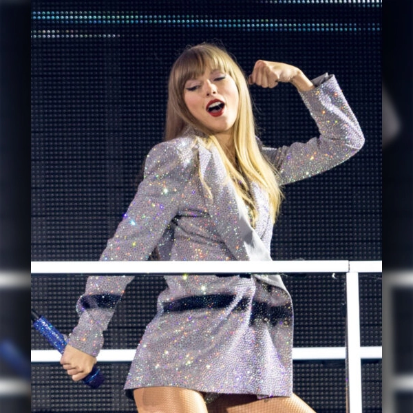 Taylor Swift Silver Sequin Blazer Jacket 04