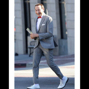 Vintage Gray Character Suit Set – Pee Wee Herman Costume 01