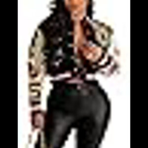 Women’s Street Style Graffiti Baseball Jacket 01