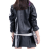 girls leather biker jacket